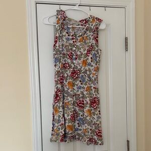 LOFT Multicolor Floral Mini Dress